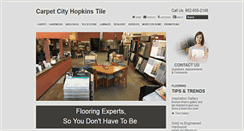 Desktop Screenshot of carpetcityhopkinstile.com